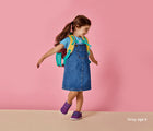 Girl age 5 wearing Ten Little Everyday Original - Power Purple. Available at www.tenlittle.com