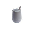 Ezpz Mini Cup & Straw in grey - Available at www.tenlittle.com