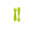 Ezpz Mini Utensils set of 2 in lime- Available at www.tenlittle.com