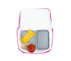Inside view of PackIt Freezable Classic Lunch Box in Rainbow Sky. Available at www.tenlittle.com