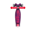 Top view of Micro Kickboard Maxi Deluxe Foldable LED Scooter - Neon Ultra Pink. Available at www.tenlittle.com
