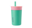 Owala Stainless Steel Tumbler - 12oz - Pink/Teal. Available at www.tenlittle.com