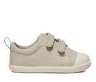 Side view of Ten Little Eco Canvas Sneakers - Gray Beige. Available at www.tenlittle.com
