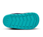 Outsole of Ten Little Snow Boots in Navy and Teal. Available at www.tenlittle.com