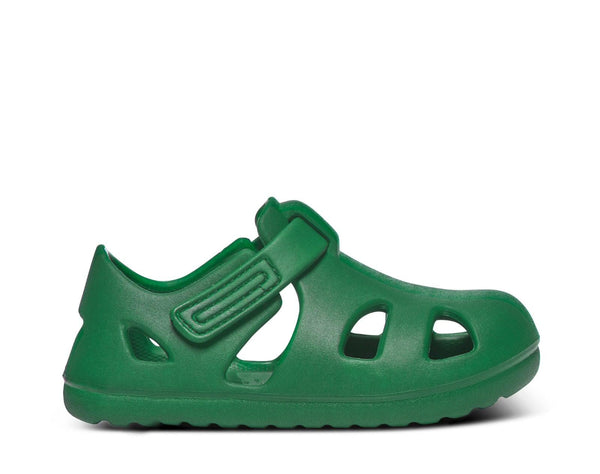 Side view of Ten Little Splash Sandals 2 - Dino Green. Available at www.tenlittle.com
