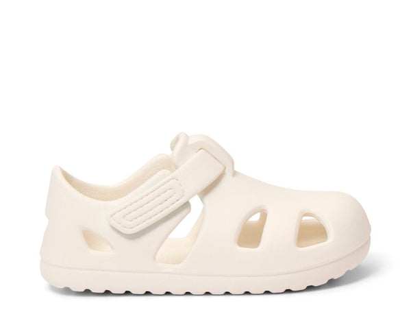 Side view of Ten Little Splash Sandals 2 - Soft White. Available at www.tenlittle.com