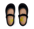 Top view of Ten Little Velvet Ballet Flats - Classic Black. Available at www.tenlittle.com
