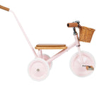 Banwood Trike in pink with push handle. Available from tenlittle.com