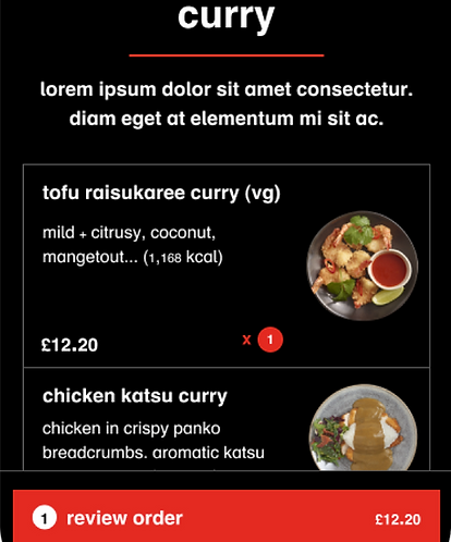 LineTen interface displaying online ordering progress tracker, supporting order visibility and customer flow in QSRs.