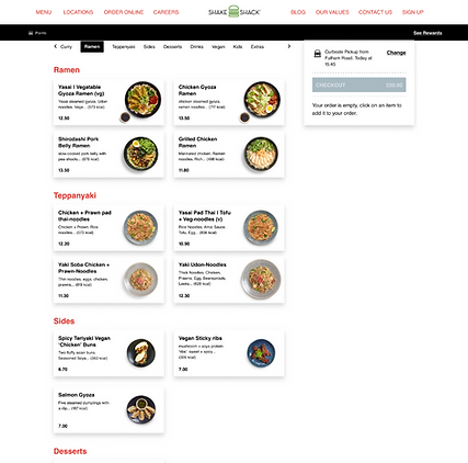 Online sales dashboard from LineTen showing QSR product listings with editable fields and inventory status.