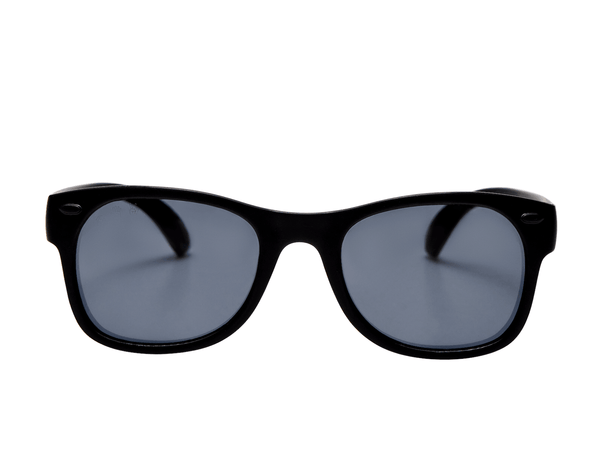 Front view of Ten Little Sunglasses - Black. Available at www.tenlittle.com
