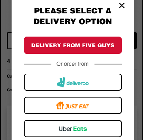 Interactive delivery route on LineTen’s Direct Delivery module, illustrating QSR dispatch logic using location and brand 