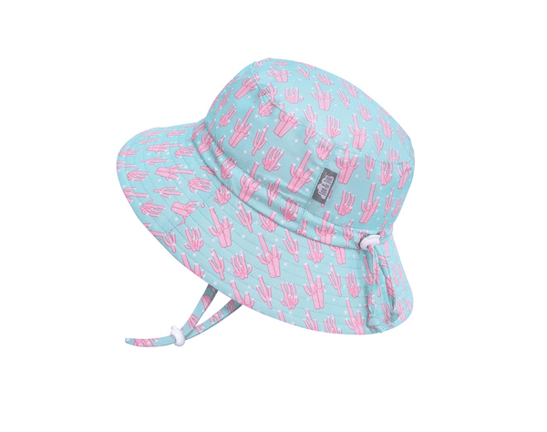 Jan & Jul AquaDry Bucket Hat - Coral. Available at www.tenlittle.com