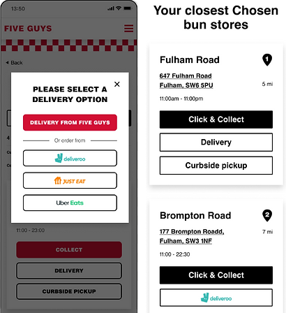 LineTen product entry form enabling QSR users to self-manage inventory and pricing across delivery platforms."