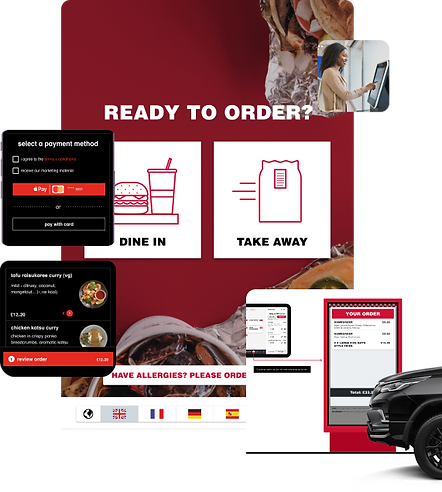 LineTen delivery flow diagram showing in-store order initiation through to fulfillment in QSR environments.