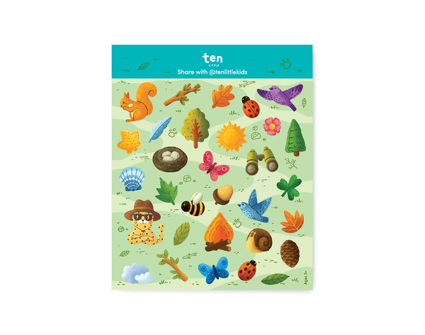 Ten Little Specialty Stickers Nature - Available at www.tenllittle.com