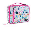 Side view PackIt Freezable Classic Lunch Box in Rainbow Sky. Available at www.tenlittle.com