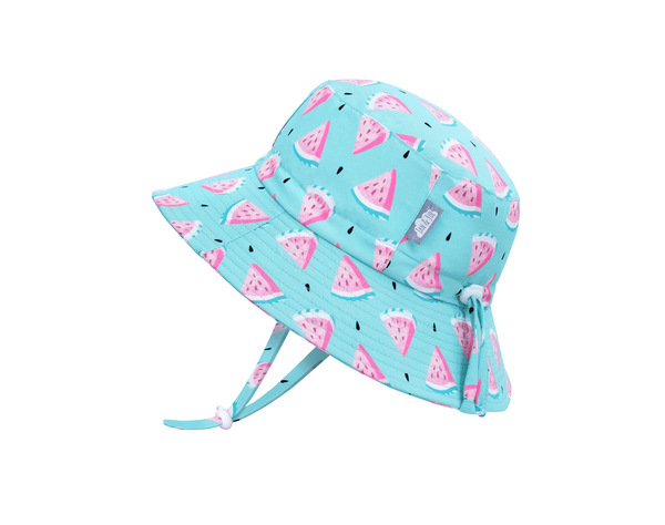 Jan & Jul AquaDry Bucket Hat - Watermelon. Available at www.tenlittle.com