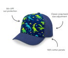Features of Jan & Jul Baseball Cap - Dinoland. Available at www.tenlittle.com
