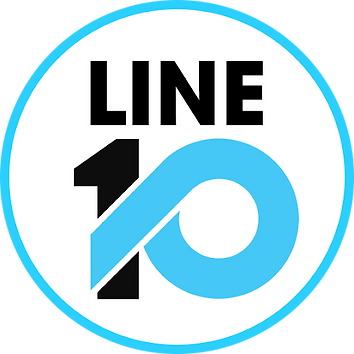 LINE 10 Anniversary logo